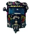 Wooden Painting Rickshaw Small Size. 