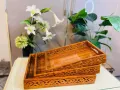 Handmade Wooden Tray with Cutwork Design |Pakistani handicraft Wooden Trays |Home Decor, Gift Set Kitchen, Living Room | Serving Tray for Hotels & Restaurants | Trays Serving For Breakfast | Wood Tray Set | Wooden Collection | Wood Decorations | Wonde. 