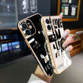 JIUMOO For vivo v9 Case Plating Side Edge Square New Design Phone Cases Pattern Silicone Casing Full Back Cover Fashion Hip Hop Boy Camera Protection Shockproof Softcase. 