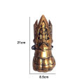 2025 Guanghan Bronze pirate battle armor dragon-shaped lion shield buckler horn shield eye mask mask set. 