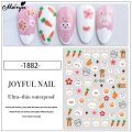 Monja Nail Stickers Lovely Bear Cartoon Bunny Carrot Decals Holographic Self-adhesive Sliders Manicure Design Accessories Tools. 