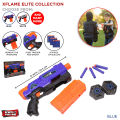 XFlame Elite Collection, Warrior Nerf Toy_Gunn 10 Darts Capacity With Removable Magazine, Rapid Fire_ Sports Shooting_ Practice Nstrike_Gunn For Kids, Enjoy Space Wars_ Strike Foam Blasters Activity For Kid Teenagers & Children Toys Best Gift Girl & Boys. 
