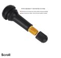 Rubber Tubeless Tire Valve Cap Wheel Tubeless Nozzle. 