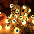 Halloween String Lights Spooky Led Eyeball String Lights for Halloween Decor Create A Haunting with Twinkling Ghost Eyes Halloween Party Lights. 