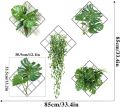 Green Leaves Wall Stickers Hanging  Wall  Decor Stickers For Bedroom Floral Wall Stickers For Living Room Best Wall Sticker For Home Decoration. 