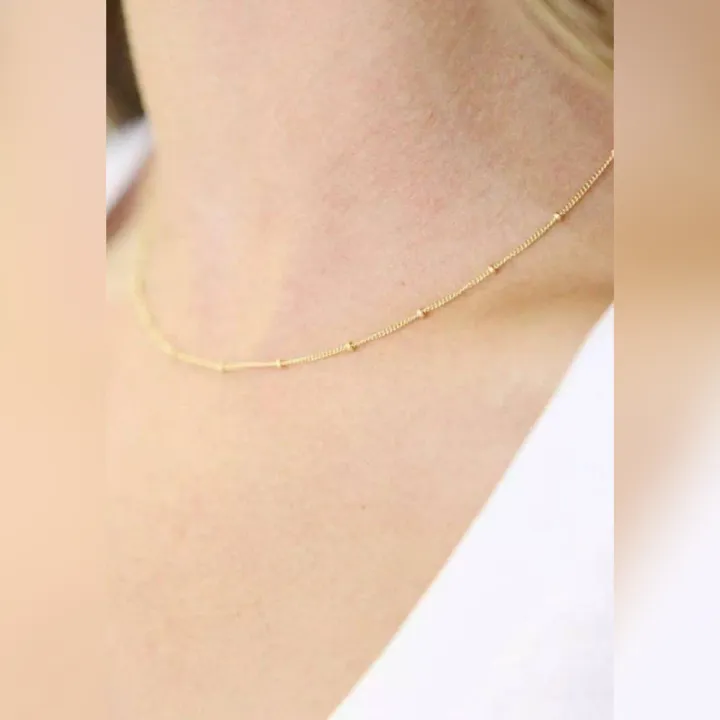 Women%20Gold%20Bead%20Chain%20Necklace,%20Solid%20Gold%20Chain%20Necklace,%20Unique%20Gold%20Chain%20Necklace,%20Gold%20Chain%20Beaded%20Necklace%20For%20Women%20&%20Girls%20-%20Image%202