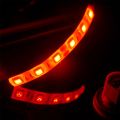 10Pcs 10Cm Waterproof Red 5050 Led Strip Lights Dc 12V Boat Car. 