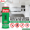 PACK OF 2 - Kingtox Powder 125gm Kills Cockroaches and other Crawling Insects Cockroach Killer - 125g. 