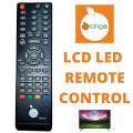 Orange LCD LED TV Universal Remote Control. 