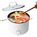 Electric Cooker - Electric Stove - Electric Hot Pot, 1.5L Non-stick Ramen Cooker, Multi-Function Electric Pot for Pasta, Noodles, Steak, Egg, Electric Cooker with Dual Power Control, Over-Heating and Boil Dry Protection. 