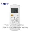 Orient Inverter AC Remote Control. 