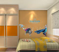 Frozen Elsa and Kristoff Wall Sticker Removable. 