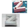 Large Capital Alphabet Letter Name A-Z Steel Birthday Cake Baking Molds. 