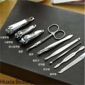 SWEET BEAUTY Nail Clipper Set 7-piece Electroplating Nail Clippers Nail Care Kit Stainless Steel Eyebrow Trimmer. 