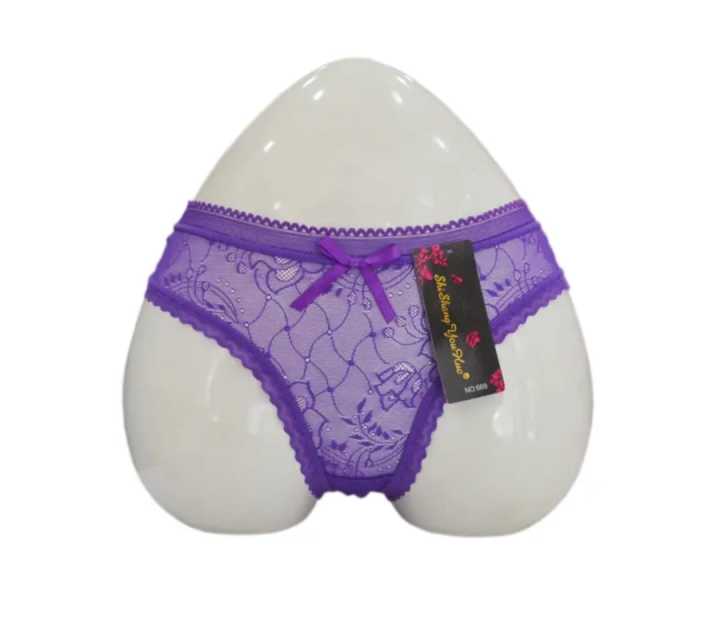 Women Lace Net multicolor Ultrasoft no show Luxury Panties Female Lingerie Underwear Shi Shang You Hou