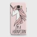 Samsung C7 Cover - SkinLee HQ Hard Case - Naughty Unicorn - SKINLEE-473-1-229-105. 