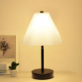 Retro LED Pleated Table Lamp USB Charge Warm Light for Study Bedside Lamp Girls Room Decor Night Light Kids Christmas Home Decor. 