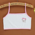 Girly Underwear Bra Girly Underwear Removable Vest for Kids Girls Pure Cotton Girly sports Underwear bra Girls Training Bra. 