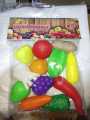 Artificial Food Toy For Kids Pretend Play Plastic toys Mix Bag Full kitchen Toy Playset. 