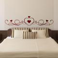 Headboard Heart Bedroom Bedhead Wall Decal Large Nursery Vinyl Living Room Wall Art Decal Flourish Murals Diy Bd01. 