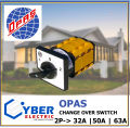 OPAS TURKEY CHANGE OVER SWITCH ORIGINAL 2 POLE 32 AMPERES. 