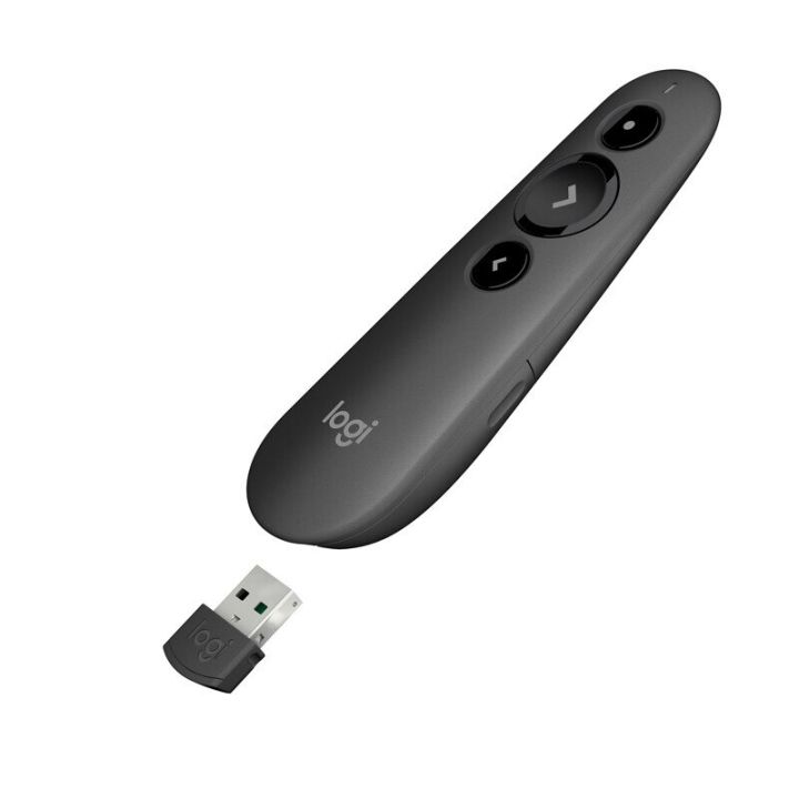 Logitech%20R500%20Laser%20Presentation%20Remote%20Clicker%20%E2%80%93%20Dual%20Connectivity%20Bluetooth%20&%20USB,%20Wireless%20Presenter%20with%20Red%20Laser%20Pointer%20for%20PowerPoint,%20Keynote,%20Google%20Slides,%20Laptop,%20PC,%20Classroom,%20Office,%20Meetings%20&%20Professional%20Presentations%20-%20Image%204