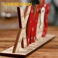 Christmas Decoration Wood Southeast Asian Christmas Wooden Table Decorations Santa Claus Snowman Snowflake Festive Holiday Ornaments Gifts Wooden Christmas Ornament. 