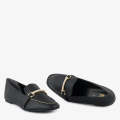 ECS Pearl Accent Loafer Flat Loafers For Women. 