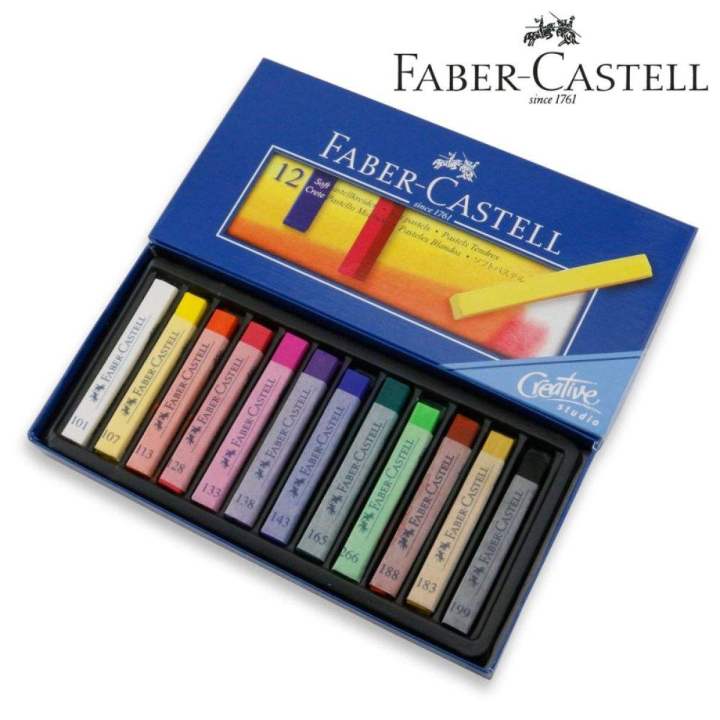 faber castel , Creative Studio 12 Soft Pastels Half Sticks (UPDATED PRICE)