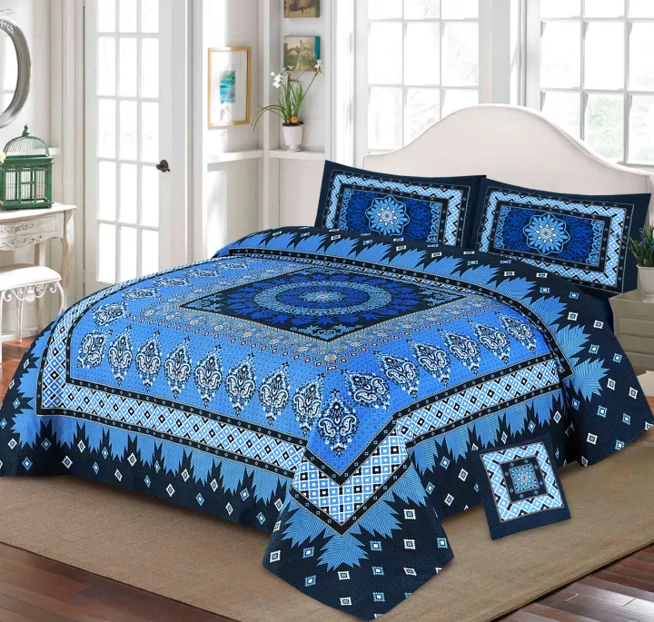 Luxury%20Bedsheet%20-%204pc%20King%20Size%20Bedsheet%20-%203d%20Crystal%20Cotton%20-%20Bed%20sheets%20Double%20bed%20King%20Size%20with%202%20Pillow%20Covers-%20-%20Image%202