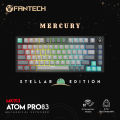 FANTECH ATOM 83 Wireless Mechanical Keyboard Hot Swappable Customisation Via Software RGB Lights Triple Mode Connectivity. 