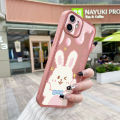 dienya Case For Samsung S20 FE Case Fashion Cartoon Cream Rabbit Thin Shockproof Square Edge Silicone Casing Full Cover Camera Protect Cases Softcase. 