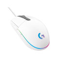 Logitech G102 LIGHTSYNC RGB 6 Button Gaming Mouse (White). 