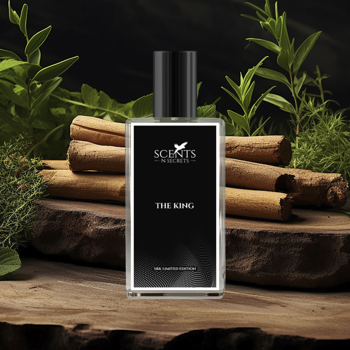 KING - SRK's Favorite - Limited Edition | For Men  | EDP (Spray Perfume) | SCENTS N SECRETS | 50ml