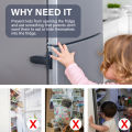 Baby Safety Lock Refrigerator Lock Child Safety Fridge, Refrigerator, Dispenser Lock for Kitchen and Freezer Lock T-Shape Design - KiddieGuard. 