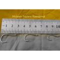 75 Mix Hooks of 1,2 ,3 Size Best Fishing Hooks By Mobeen traders. 