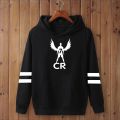 Chrintano Ronaldo printed fleece hoodie drawstring casual pullover hodie clothing long sleeves export quality huddie winter wear smart fit hoody. 