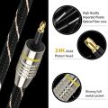 Digital Sound Toslink to Mini Toslink Cable 3.5mm SPDIF Optical Cable 5M. 