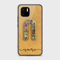 Xiaomi_ Poco C50 Cover - Personalized Alphabet Series - HQ Ultra Shine Premium Infinity Glass Soft Silicon Borders Case. 