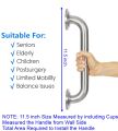 Bathroom Stainless Steel Handrail - Mobility & Disability Safety Handle Grab Bar - 1 Piece. 