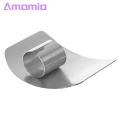 Portable Finger Guard Stainless Steel Finger Guard Safe Vegetable Cutter Hand Guard Tool for Kitchen Cut Finger Protector Gadget Anti-cut Finger Protector. 