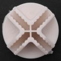 20 Pcs Grid Cube Connector ABS Connectors For Wire Shelving (White). 