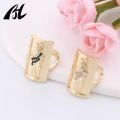 New Fashion San Judas Tadeo Rings Simple Designs Jewellery Men Rings Gold Plated Signet Ring. 