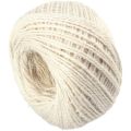 Pack of 2 White Rope Macrame Crochet and Knot Art Yarn Thread Natural for Packaging Package Wedding Home Decoration 1 mm 50 Yards. 