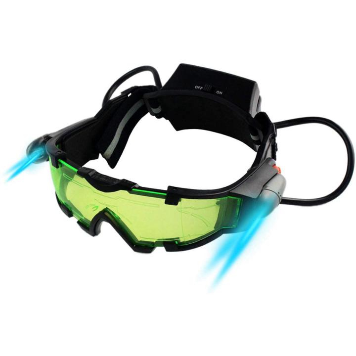 Night Vision Goggles Adjustable Kids LED Night Goggles for Racing Bicycling Hunting to Protect Eyes Children Gift