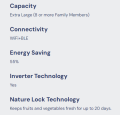 Dawlance Refrigerator -20 CFT - 91999 Avante+ IOT WIFI Inverter - Jumbo size -Glass Door. 