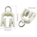 Ceiling Curtain Track Flexible Bendable Curtain Track Rollers Plastic Drapery Rail Sliding Glider for Shower Curtain. 