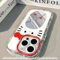 Fashion Creative Doraemon Doodle Hello Kitty Case for Redmi A3 12 12C 9A 9C NFC 13C 10A Note 12 11 13 8 9s 10 9 Pro Max Poco C55 M6 C65 X6 Pro Luxury Mirror Make Up Bracelet Case. 