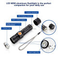 USB Rechargeable LED Flashlight, Zanflare F1 LED Torch 7 Light Modes, IP68 Waterproof, Cree XPL V6, 18650 Tactical Flashlight. 