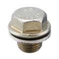 2Pcs Oil Pan Drain Bolt Plug with Washer for Acura Honda Accord Civic 90009-R70-A00. 